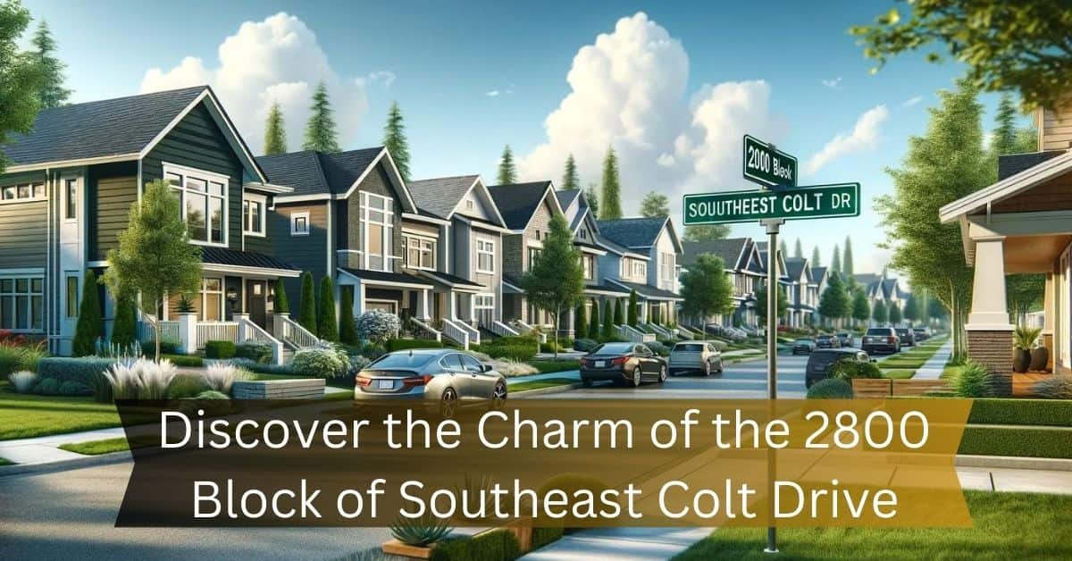 Discover the Charm of the 2800 Block of Southeast Colt Drive